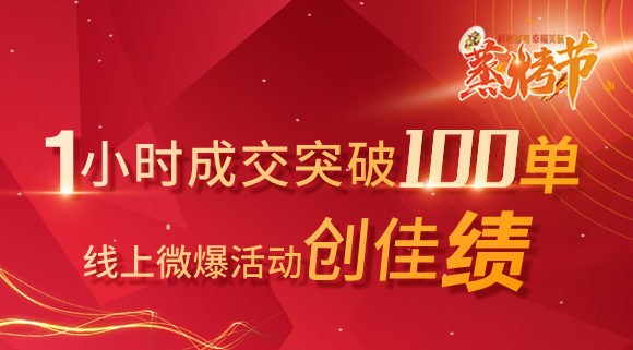 科恩蒸烤節(jié) | 線上微爆創(chuàng)佳績，1小時成交115單！